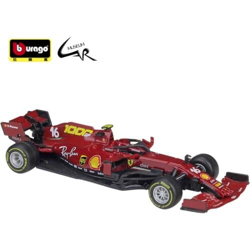 Bburago 1:43 Model Car Simulation Alloy 2020 F1 SF1000 Ferrari Team 1000 Commemorative Simulation Car Model