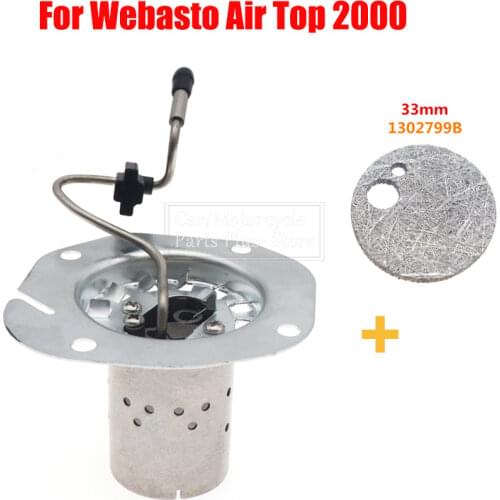 304 Stainless steel Heaters Burner Engine Accessories Diesel Burner w/310 Burner Screen Mesh For Webasto Air Top 2000 2kw