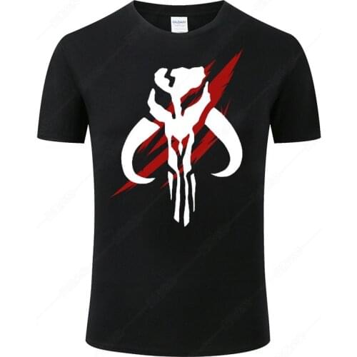 2021 New The Mandalorian T Shirt Men Women Summer Fashion Cool Casual Cotton Short Sleeve T-shirt Harajuku Tops Tee J26