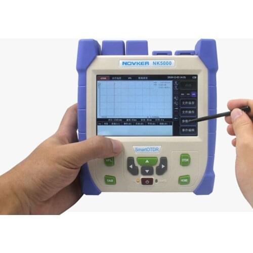 Novker NK5000 OTDR Optical Time Domain Reflectometer SM 1310/1550 35/33dB built in FLS OPM VFL