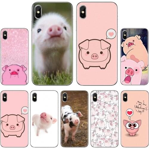 Funny cute lovely pig Retail Silicone Phone Case For iPhone iPod Touch 11 12 Pro 4 4S 5 5S SE 5C 6 6S 7 8 X XR XS Plus Max 2020