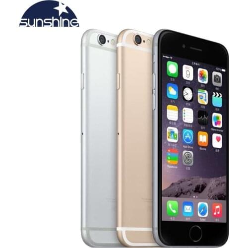 Unlocked Original Apple iPhone 6 LTE 4G Cell phones 1GB RAM 16/64/128GB iOS 4.7' 8.0MP Dual Core WIFI GPS Mobile phone