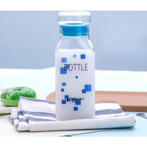 Japanese Fashion Sport Water Bottle Creative Summer Milk Carton Water Bottle Eco Friendly Botellas Para Agua Drinkware Ed50sp