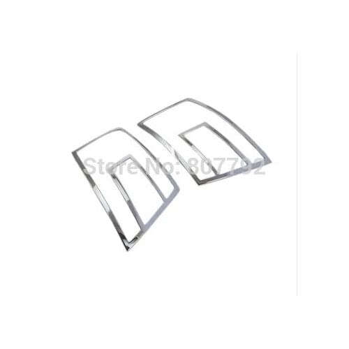 2pcs ABS Chrome Rear Taillight Lamp Covers Decoration Trim For Skoda Octavia A7 MK3 2014 2015 2016 2017