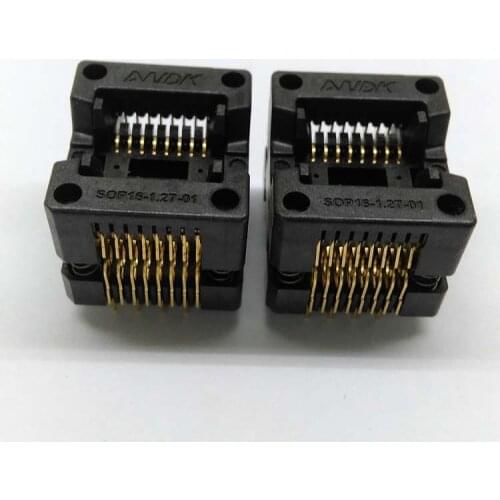 2 PCS / Lot SOP16 150mil Burn in Socket OTS-16-1.27-03 IC Test Socket Conversion Block Programmer Adapter Plugs