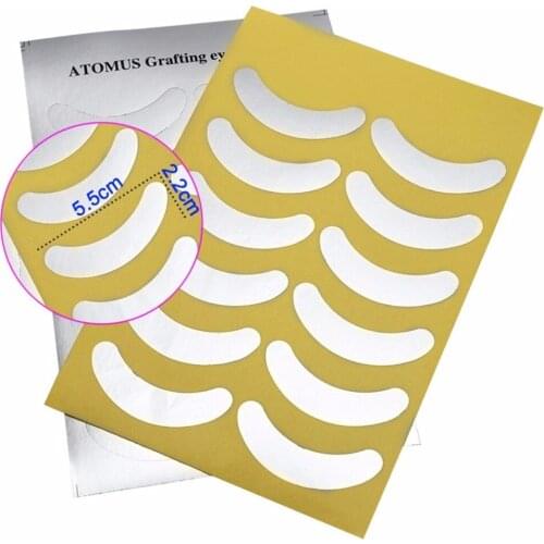 30 pairs Silver Grafting Eyelash Chip Fake Eyelash Pad False Eyelashes Holder Grafting Tools Makeup Organizer