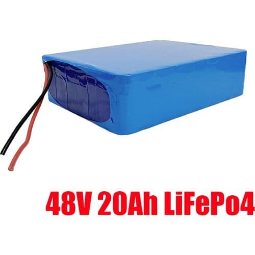 48V 20AH Lithium lifepo4 Battery Pack with BMS for electric scooter + 5A charger