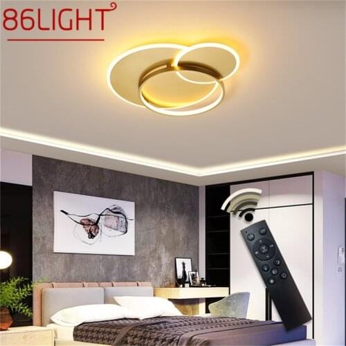 86LIGHT LED Ceiling Lights with Remote Control Dimmable Modern Decorative Fixtures For Home Living Room Dining Room Bedroom