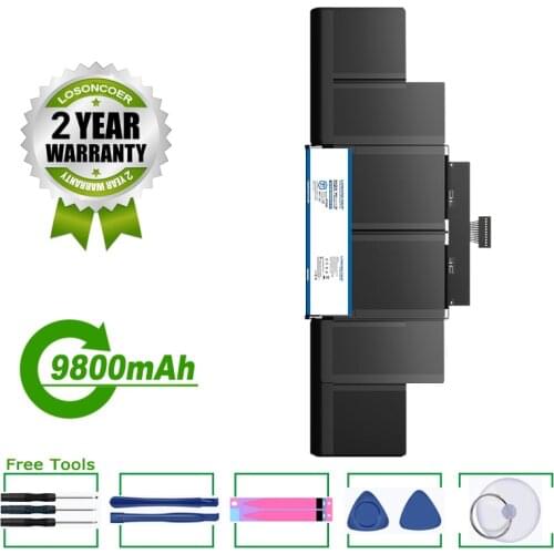LOSONCOER Battery A1494 9800mAh For Apple Macbook Pro Retina A1398 15'' ME293 ME294 Late 2013 Mid 2014 Battery