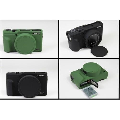Portable Rubber Body Cover silicone Case camera bag for Canon G5 X Mark ii G5XII G5XM2 G5X II protective shell