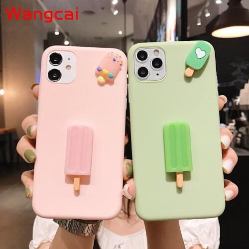 Summer Ice Cream Phone Case For Samsung Galaxy S20 Ultra Plus M21 M30S A20S A10S A80 A20E A10E Cute Soft TPU Bling Back Cover