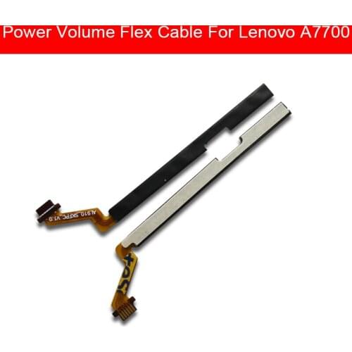 New Power On Off Flex Cable For Lenovo A7700 Switch On/off Button Flex Ribbon Cable Volume Down Up Control Button Repair Parts