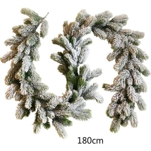 Artificial Christmas Wreath Table Decoration Cedar Belt Pine Window Decoration Vine Leaf Flower Plant Restaurant Party Desktop
