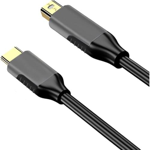 USB Type C 3.1 to Mini DisplayPort Cable DP 4K 60HZ HDTV Converter Adapter for Macbook HuaWei Mate 10 Sansung S8