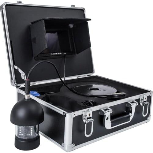 18LEDs camera 20M/50M/100M 360Degree panning underwater fishing video camera cable with waterproof F18