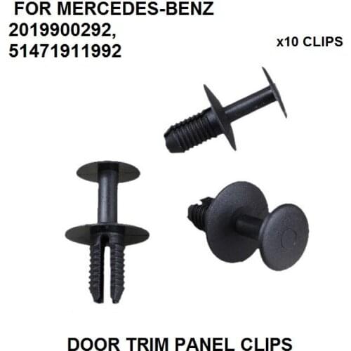 FOR BMW WHEEL ARCH COVER FASTENERS PLASTIC TRIM CLIPS x10 NEW SET FOR MERCEDES-FOR BENZ 2019900292, 51471911992
