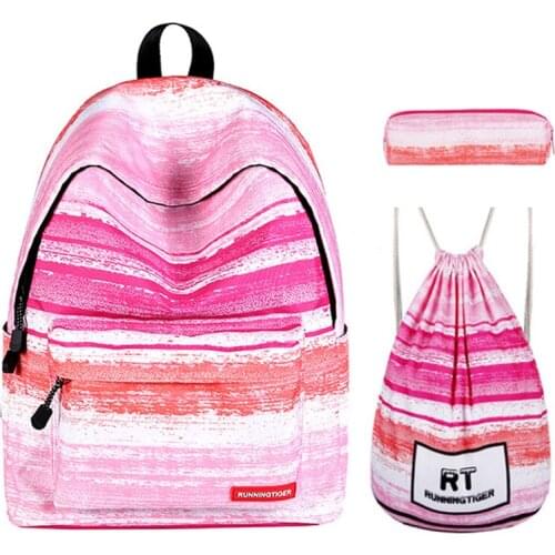 Fashion School Bags For Teenager Girls Travel Backpack Kids Princess Schoolbags 3pcs/Set Backpacks Schoolbags Mochila Escolar