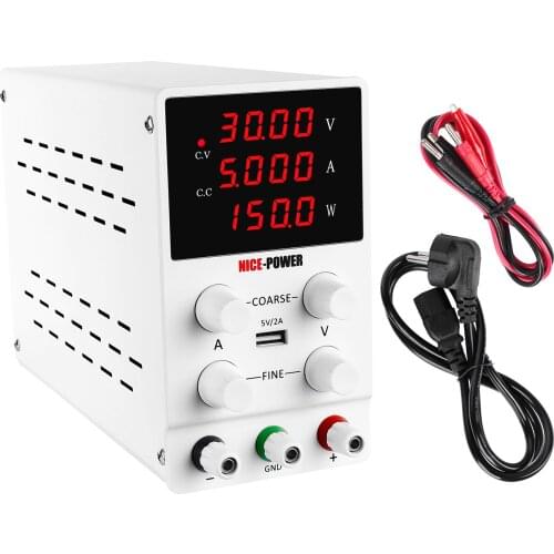 New High-precision Voltage Regulated Lab Power Supply 30V 10A Power Supplies Adjustable Voltage And Current Regulator 30 V New