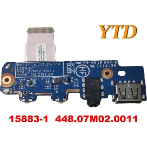 Original for HP Pavilion x360 13-u m3-u m3-u101dx Laptop USB Audio board With Cable 15883-1 448.07M02.0011 tested good free shi