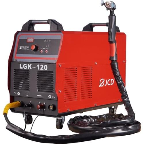 JCD 120 Amps Plasma Cutter Equipment CNC IGBT LGK-120 for Plasma Cutting Machine with Straight Machine Torch Pipe Cutter