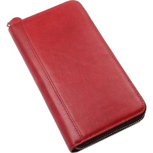 JMD Genuine Leather Fold Wallet Striped Women Card Holder Clutches Purse R-8440X