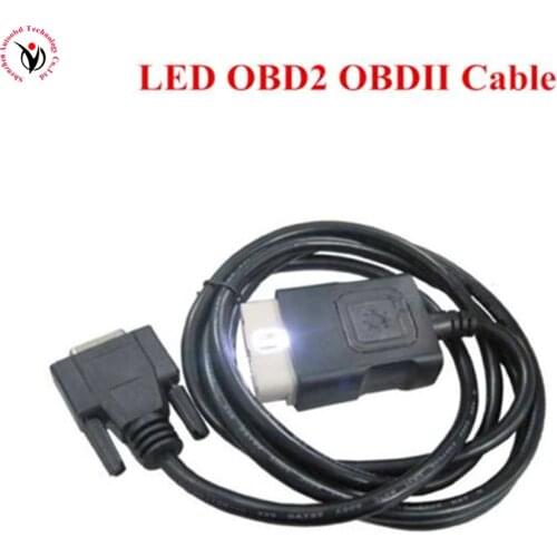 Best Quality LED OBD2 Cable for VD TCS CDP PRO PLUS / New vci VD TCS CDP OBD 2 OBDII SCANNER CABLE CDP Accessories