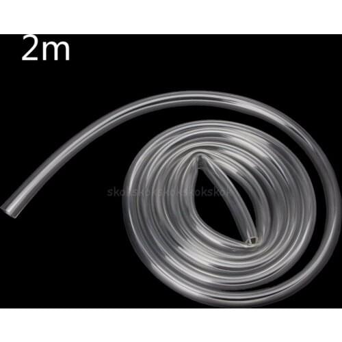 2m High Quality Transparent Soft Plumbing Hoses PVC Tube 9.5X12.7mm Pipe Water Pump Flexible Tube for PC Water Cooling A20 19