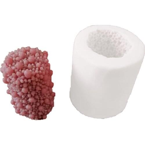 Pearl cylindrical silicone mold candle mold BK8050