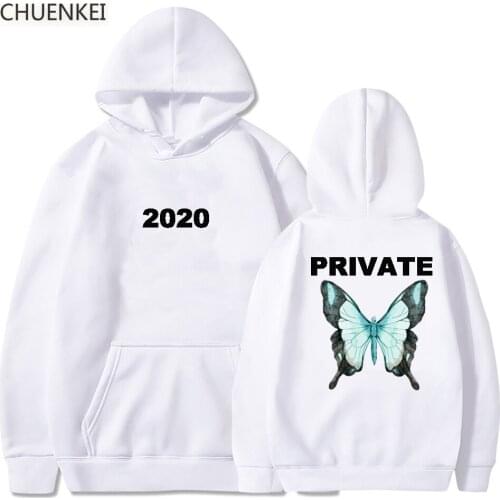 2020 butterfly Womens Sweatshirt Harajuku Spring Autumn Women Hoodies Explosion Hoodies Print Long-Sleeved Sweatshirt Clothes