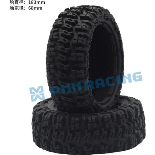 1/5 Off- Road Buggy Rubber Tyre sets 2pcs with foam for HPI Rovan diameter 183mm wildth 68mm