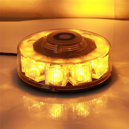 12V Light Emergency Help Flash Light 10LED Roof Strobe Light 30W High Power Warning Light For Car