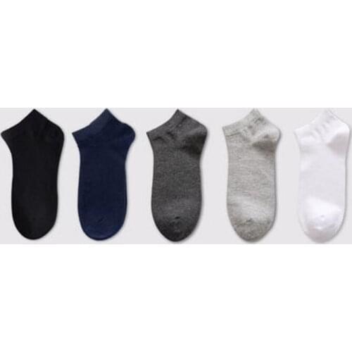 2021 5PCS/LOT Autumn Summer Socks Mesh Breathable Cotton Men Short Deodorant Male Socks