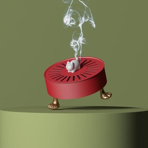 Car Charger Incense Burner Vaporizer Smoke Fountain Backflow Incense Holder Modern Living Room Bruleur Encens Home Decor EB5XX