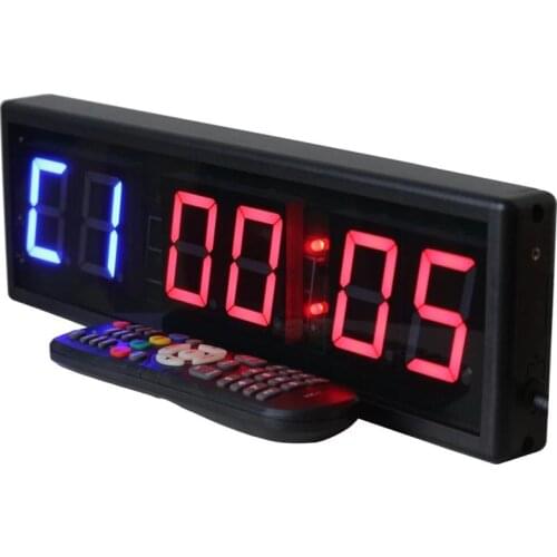 BTBSIGN 2.3inch LED Interval Timer with Wireless Remote CrossFit Timer Programmable Gym Timer For EMOM Tabata Fitness