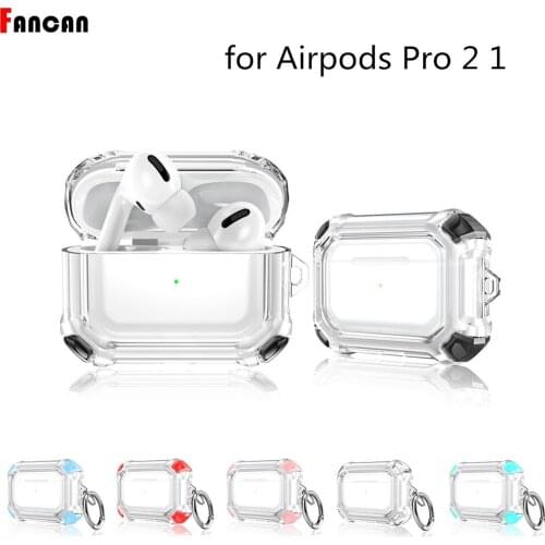 Earphone Cover for Airpords Pro 2 1 Transparent TPU Case for Apple Airpods2 Protector Cover for Airpodspro 1 2 Cases