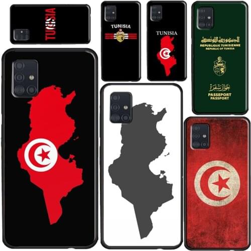 Tunisia Flag Map Case For Samsung A32 A52 A72 A12 A42 A21S A20e A02 S A10 A20 A40 A50 A70 A11 A31 A51 A71