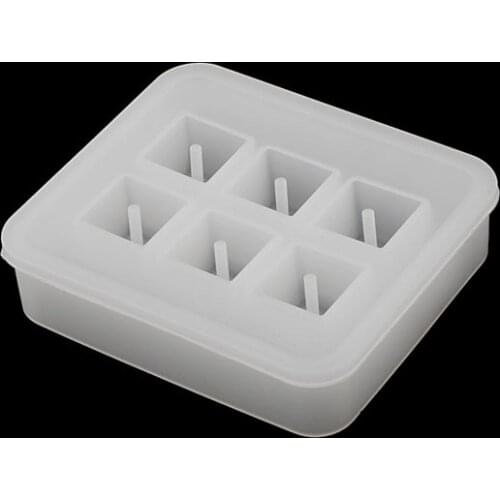 DIY Silicone Bead Mold Round Square Shape Handmade Jewelry Making Hand Craft