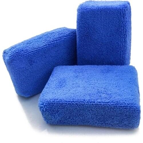 Scratch Repair Tool Durable Car Wax Applicator Household Cleaning Sponge Rag Microfiber Polishing Pads F19A