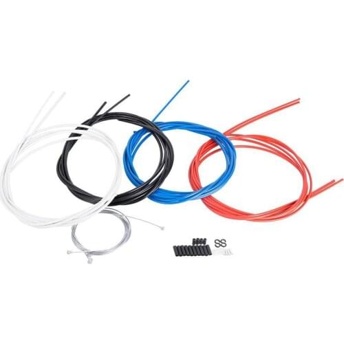 Bicycle Line Pipe Colorful Tube Suit Bicycle Mountain Bike Brake Line Tube Cable Variable Speed Line Tube with Caps