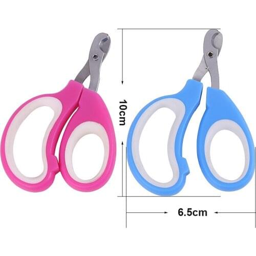 Random Color Pet Nail Clipper Scissors Pet Dog Cat Puppy Nail Toe Claw Clippers Trimmer Grooming Tools for Animals Pet Supplies