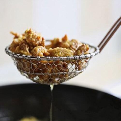 Skimmer Spoon for Hot Pot, Sift and RinseVegetables, Pastas & Tea Coarse Mesh Filter Sieve Pasta Pot Strainer Filter Spoon