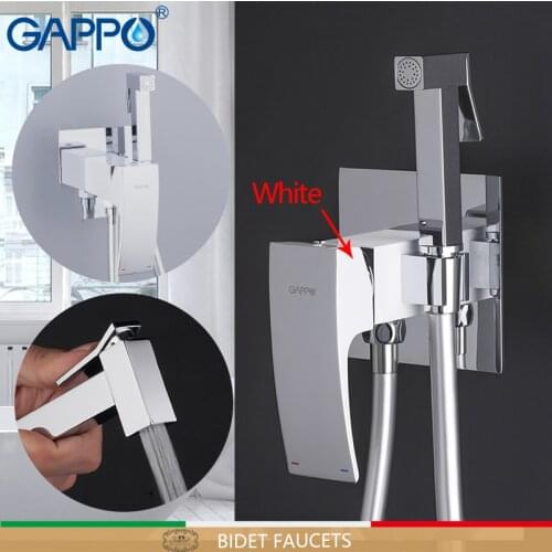 GAPPO Bidet Faucets brass toilet spray faucet chrome plating faucet bidet bathroom bidet shower toilet water spray bath shower