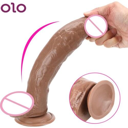 Super Big Dildos Flexible With Suction Cup 31cm Giant Extreme Huge Sex Toys for Women Female Masturbator Realistic Penis