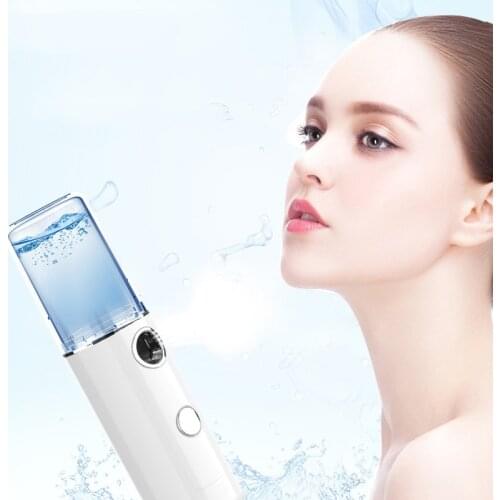 USB Mini Nano Facial vaporizer Air Humidifier Rechargeable Facial Nebulizer SPA Face garment Steamer Beauty Skin Tools