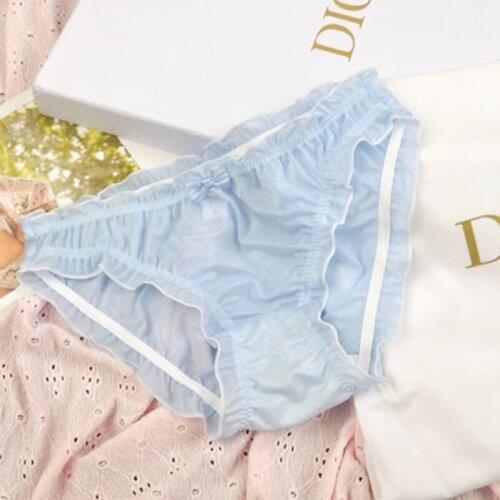 Ladies' low-waist cute briefs shiny sexy low-waist briefs briefs comfortable breathable briefs briefs A19308