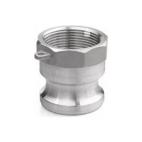 1/2'' Type A Adapter Camlock Fitting Stainless Steel SS 304