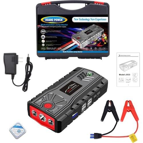 Car Jump Starter Power Bank 21000mA 800A 12V Output Portable Emergency Start-up Charger for Cars Booster Battery Starting Device