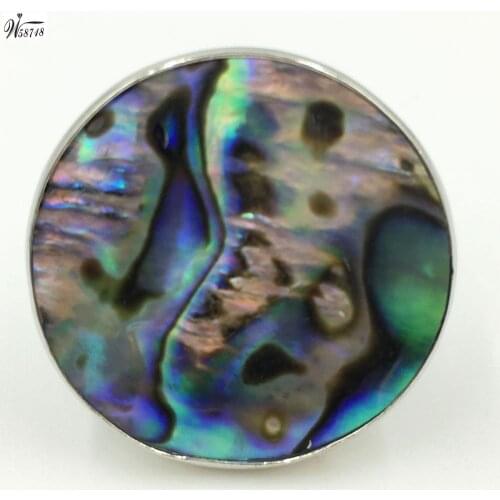 Free Shipping Women Fashion Jewelry Snow Flower Jaspe Water Drop Women Men Bead Ring 6.5~12" US Adjust C7182