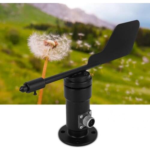 Digital Anemometer Garden Signal Output Aluminum Alloy Wind Direction Sensor Wind Vane Speed Revolution