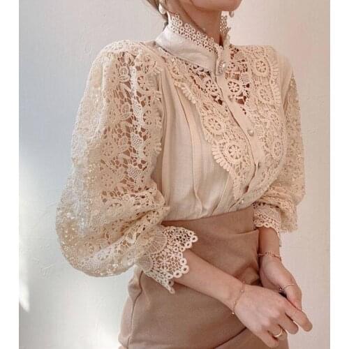 Ажурные блузки DANWEIHONG China At AliExpress